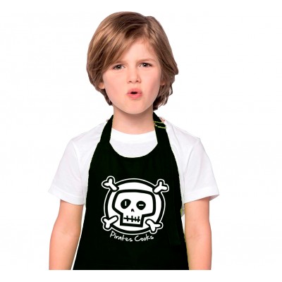 Delantal Infantil Pirata en la Cocina