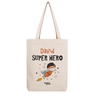 Tote Bag Personnalisé Super Hero