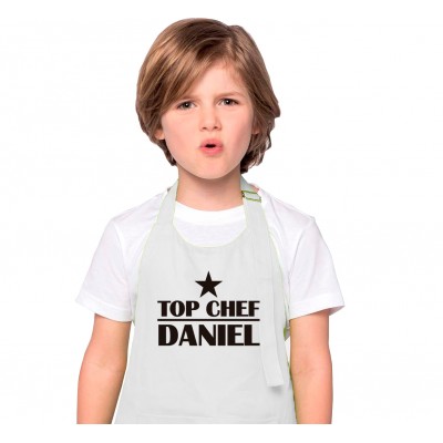 Tablier Enfant Personnalisé Top Chef 