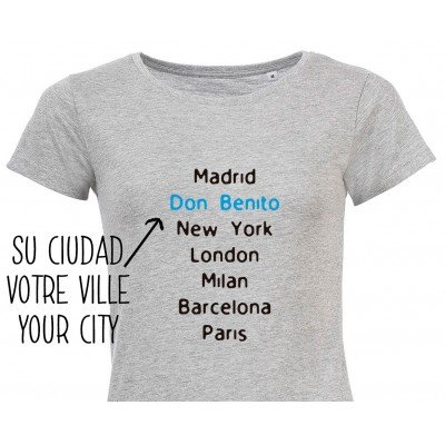 Camiseta City Mujer Personalizada